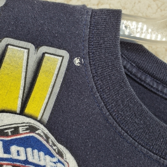 Vtg Jimmie Johnson TShirt Black Chase AOP 2007 Nextel Cup 2 Time Champion Men XL - Picture 7 of 16